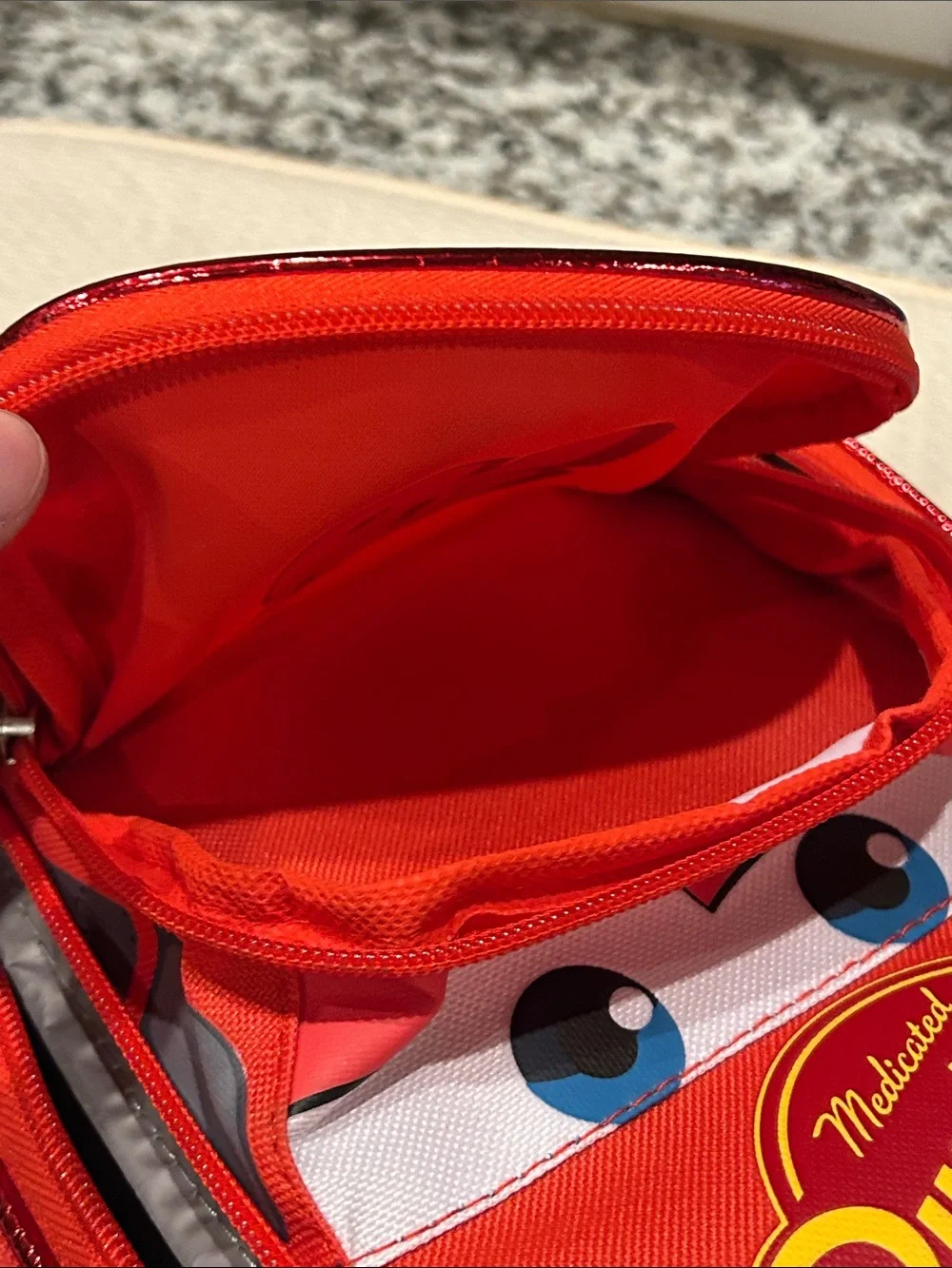 Disney Pixar Cars 3 Lightning McQueen 95 Rusteze Red Lunch Box Bag NWT
